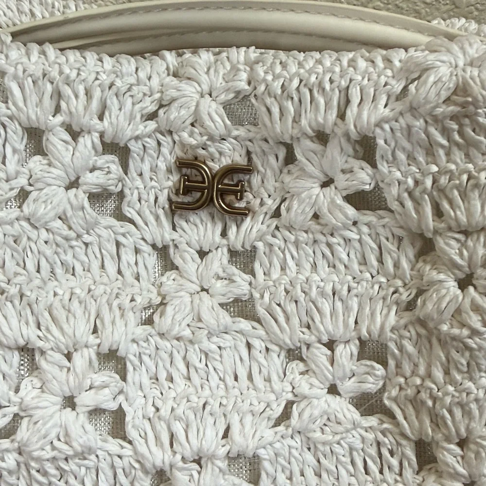 Sam Edelman White Crochet Crossbody Bag - Picture 4 of 6